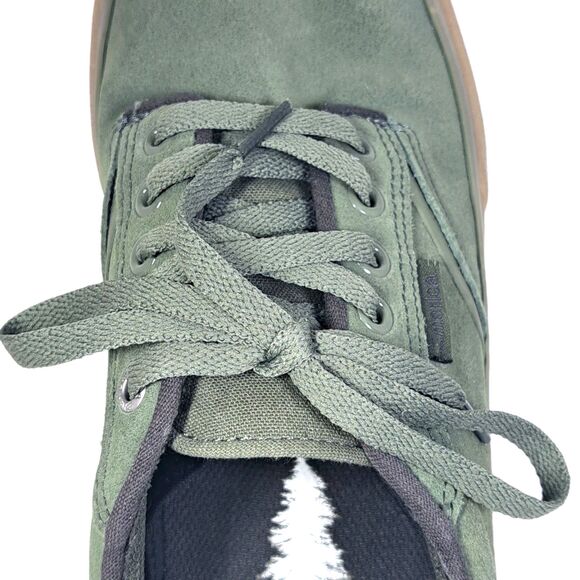 EMERICA DICKSON WOMEN'S SIZE 8.5 OLIVE GREEN/GUM SKATEBOARDING SHOES LACE UP EUC - Picture 9 of 12